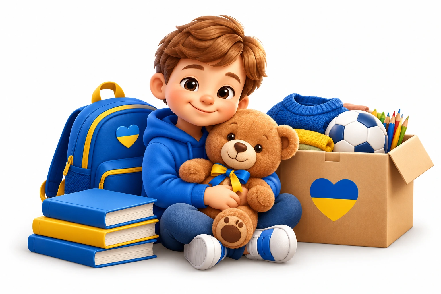 Children supported with useful education supplies